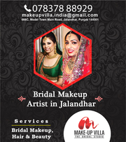 BEST BRIDAL MAKEUP ARTIST IN JALANDHAR PUNJAB.