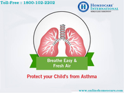 Get rid from Asthma with Homeopathy at Homeocare International