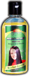 MIRACLE CARE HAIR OIL    { ALMOND & OLIVE OIL }
