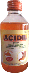 ACIDIL SYRUP                INSTANT RELIEF FROM HYPERACIDITY   