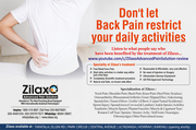 Don't let Back Pain restrict your daily activities