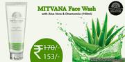Varieties of facewash online from mitvana stores