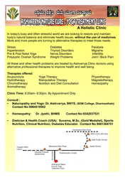 AISHVARRYA HOLISTIC NATURE CURE YOGA TREATMENT CLINIC