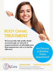 Root Canal Treatment In Bangalore at Affordable Price
