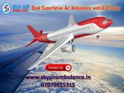 Get Sky Air Ambulance Service in Bokaro with First Class ICU Facility
