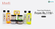 khadi Coupons,  Deals & Offers: Face Care Products From Rs.119-May 2019