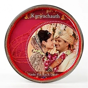 Photo Printed Karwa Chauth Thali