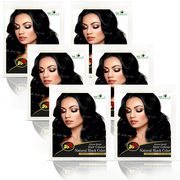 Vedicayurveda Henna Hair Color Naturally Black-Sachet Pack of 6