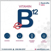 Get Vitamin B12 Test at low price only Rs549/- Redcliffe Labs