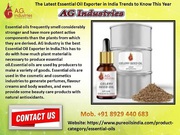 Essential Oil Exporter in India Trends to Know 