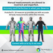  3D body measurement app and website