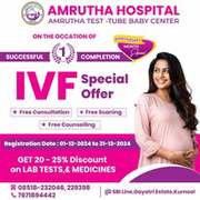 Advanced reproductive treatments in Kurnool at Amrutha Hospital & Test